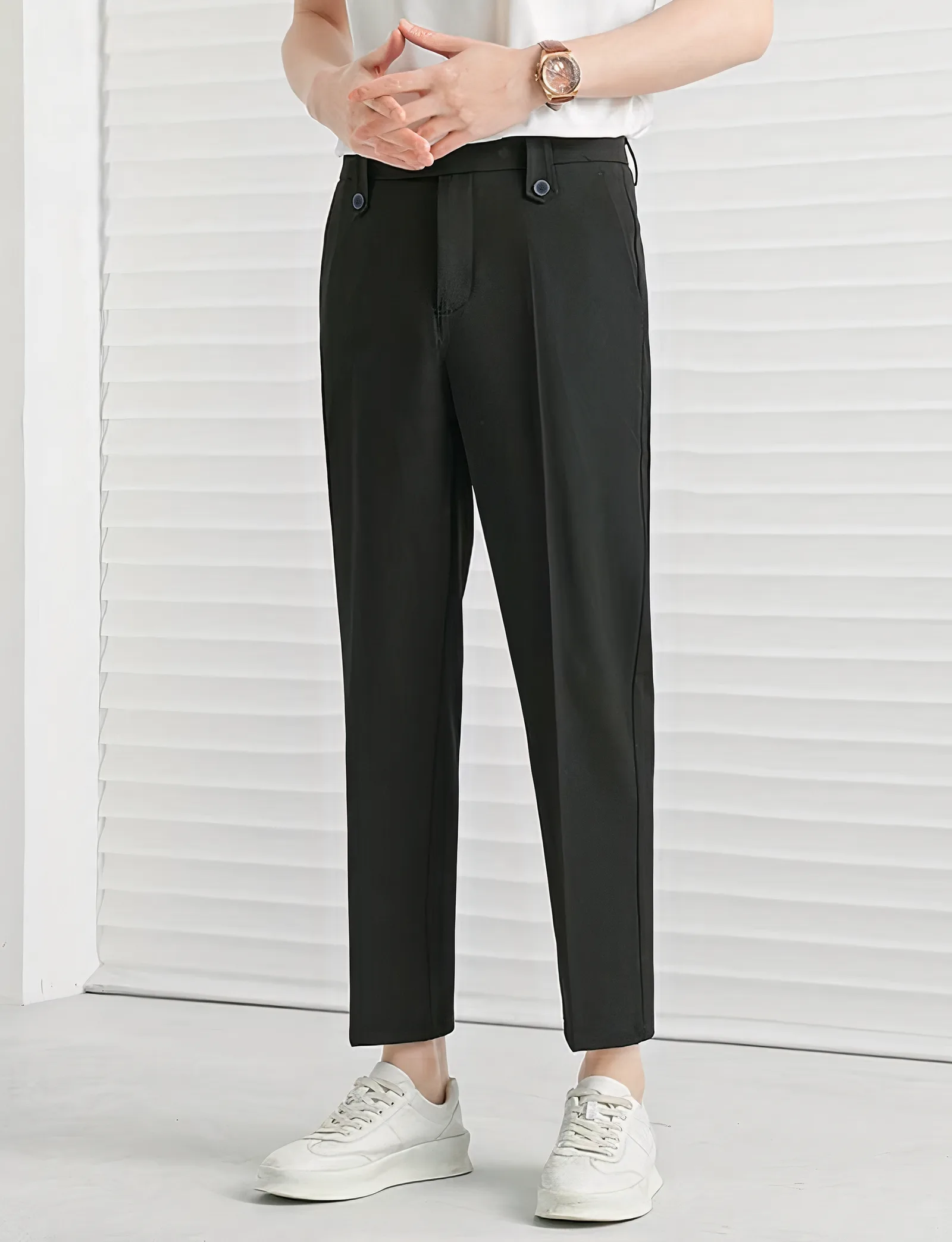 Black Executive Ankle Pant