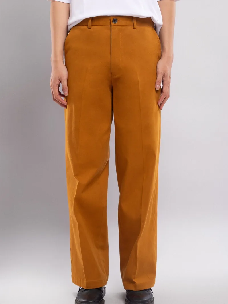 Cokelat Brown Chino Wide Pant