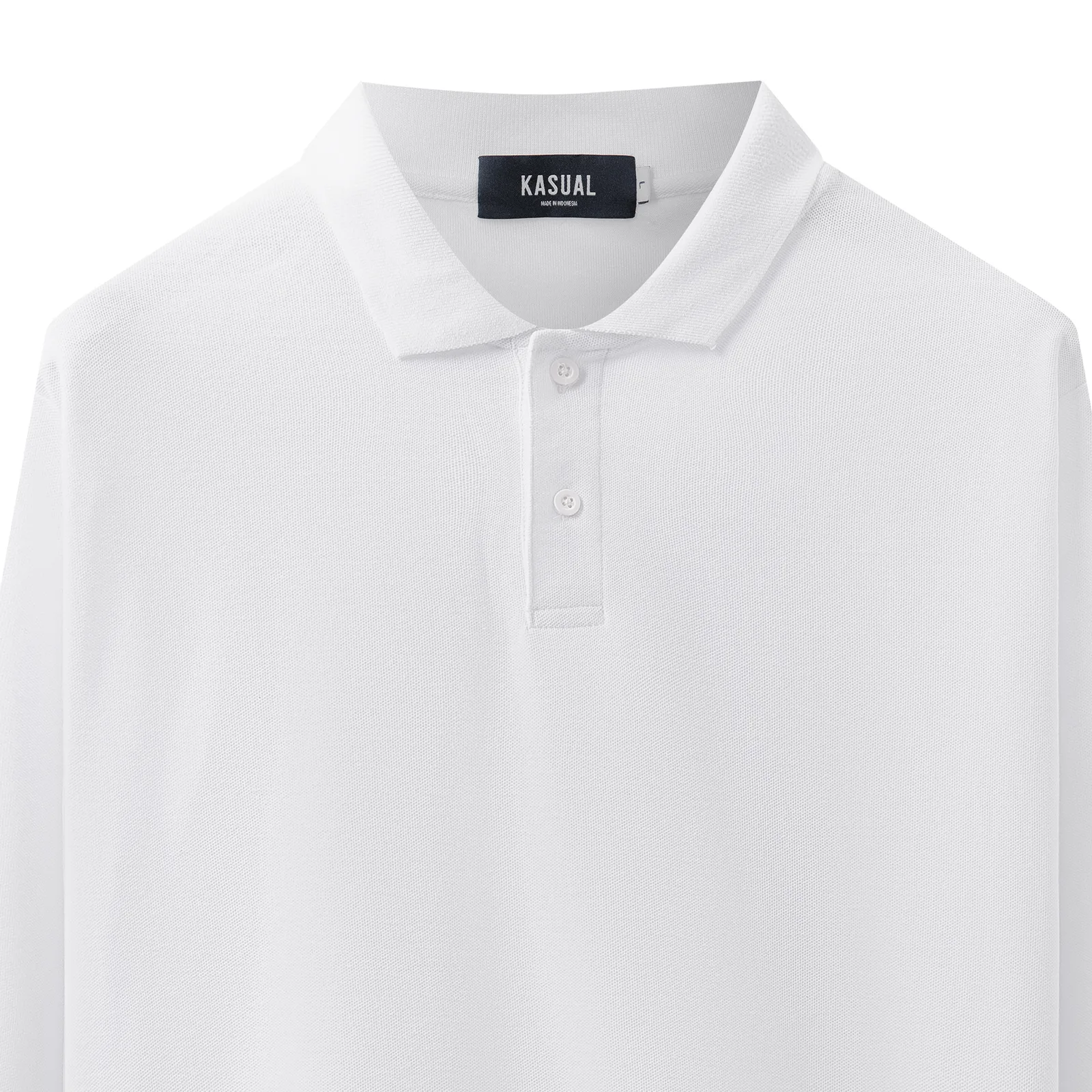 Panjang Rise Polo White