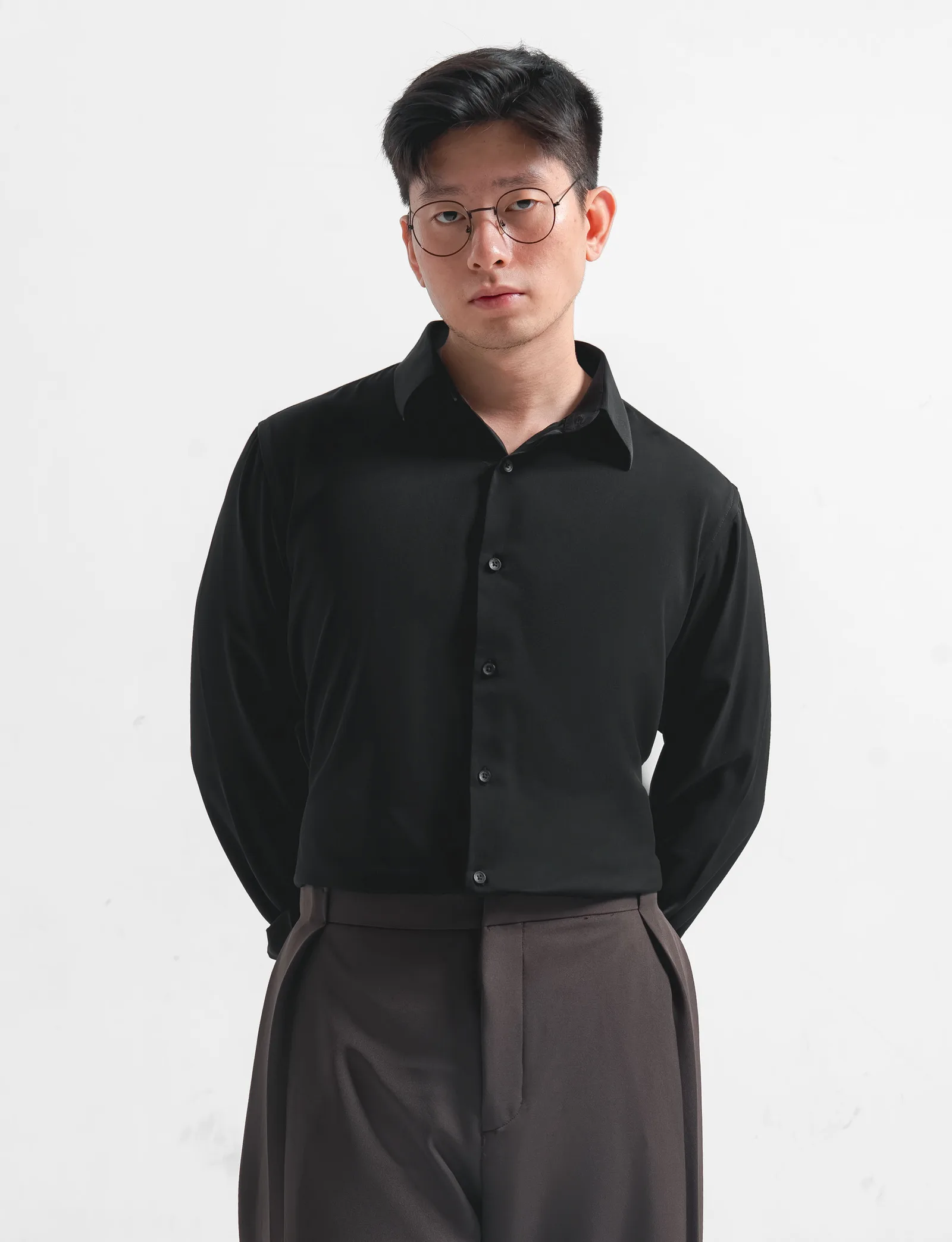 Black Aerosoft Long Shirt