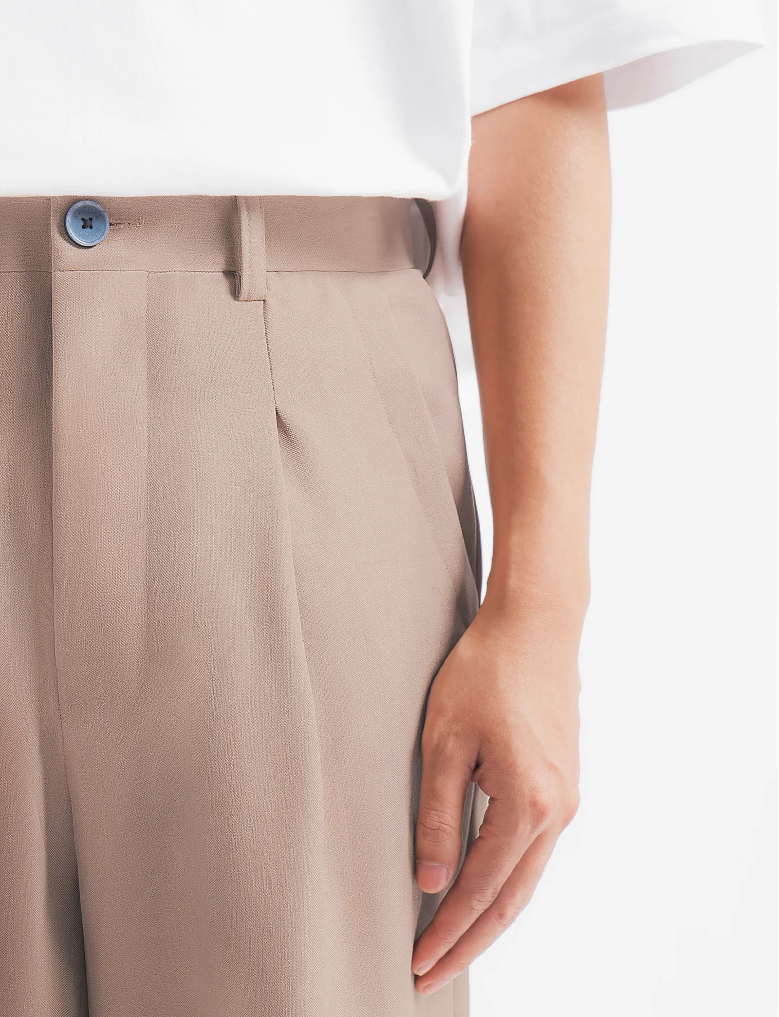 Khaki Prime Wide Pant