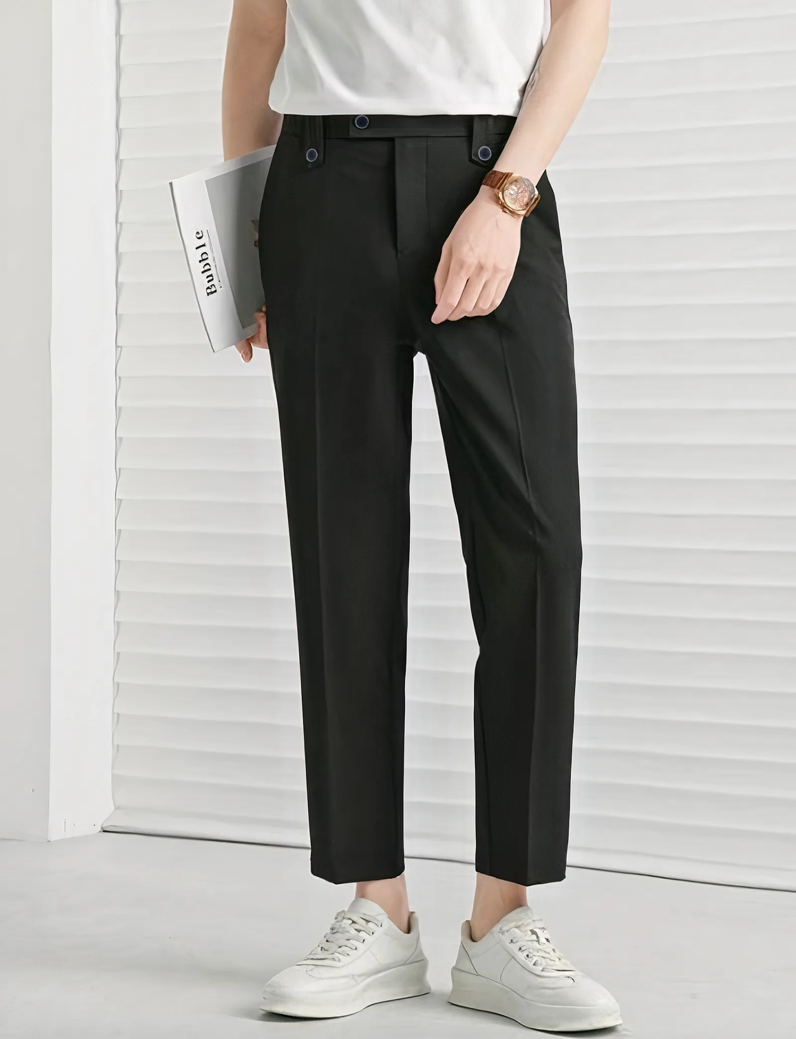 Black Executive Ankle Pant