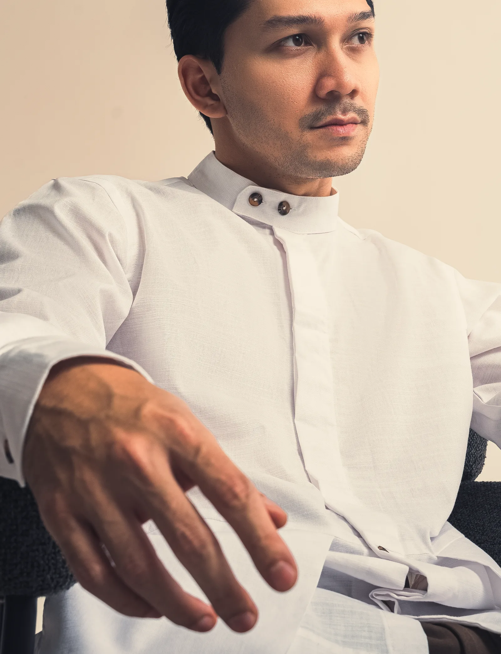 White Harun Koko Shirt