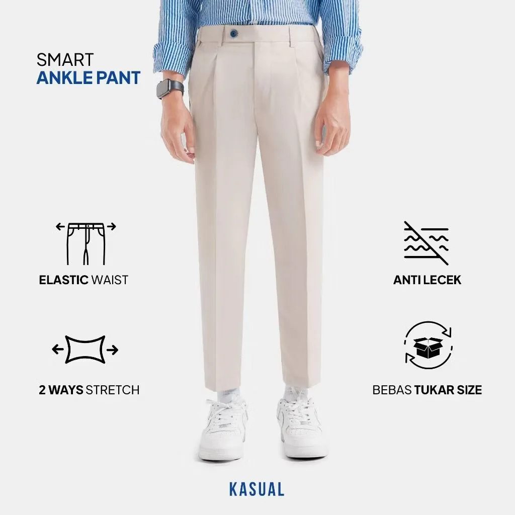 Cream Smart Waist Ankle Prime
