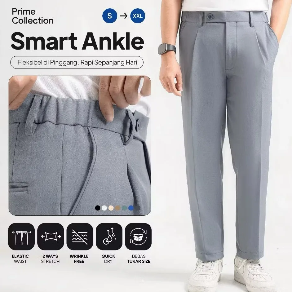 Grey Smart Waist Ankle Prime