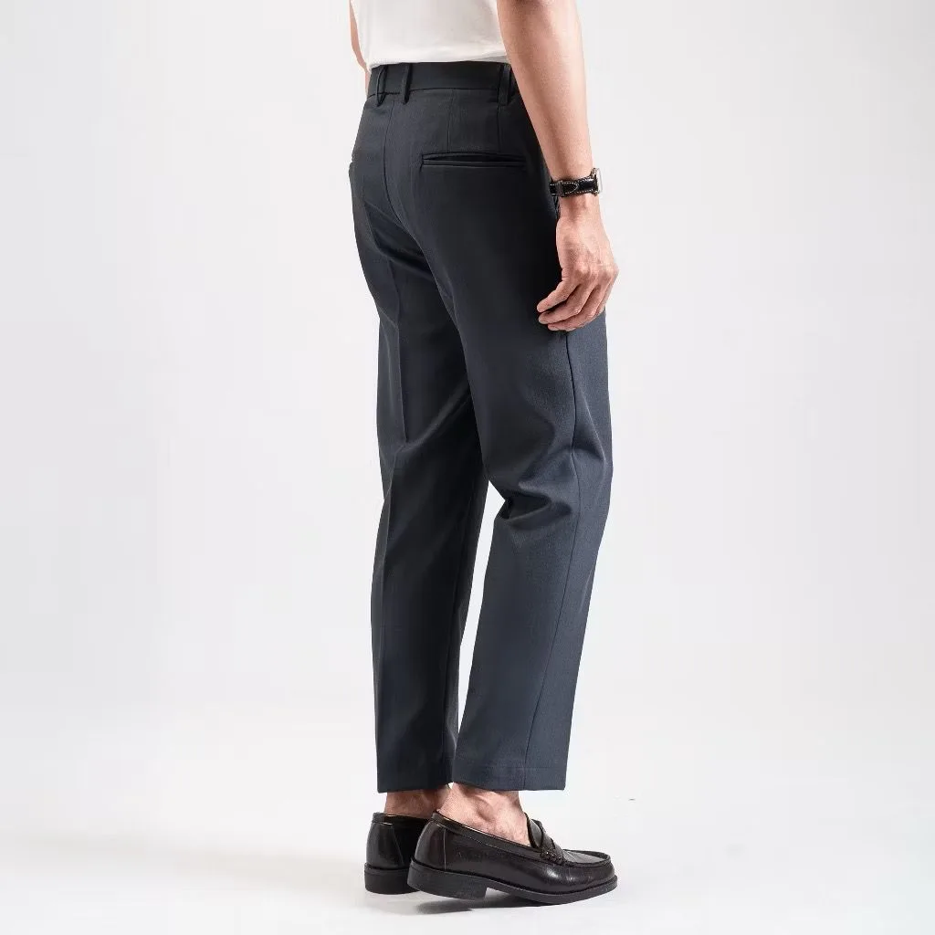Celana Charcoal Grey Smart Waist Ankle Prime