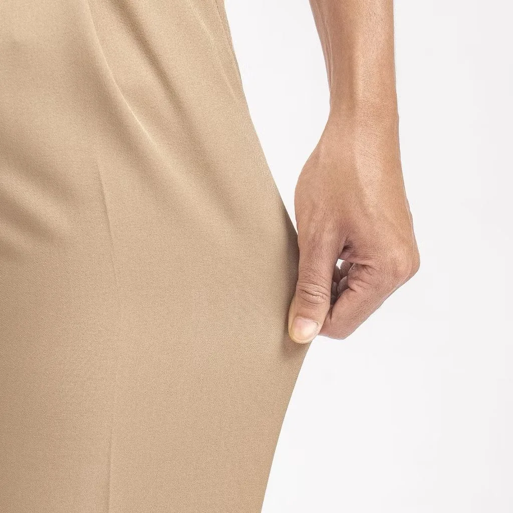 Khaki Smart Waist Ankle Prime