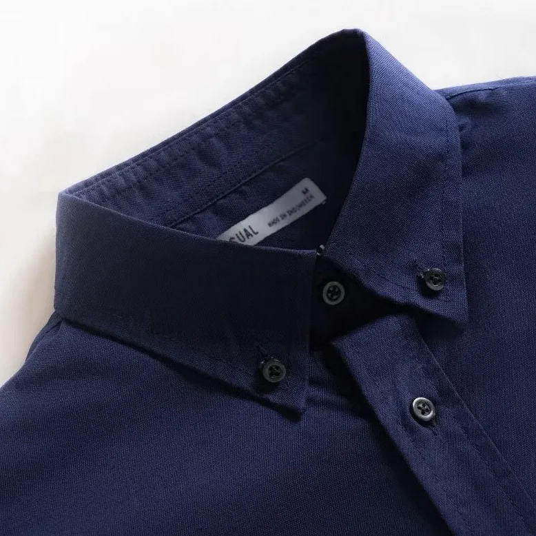Basic Oxford Navy Shirt