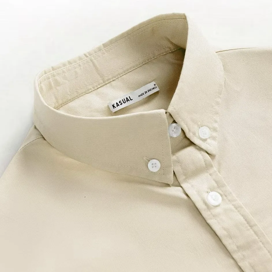 Basic Oxford Cream Shirt