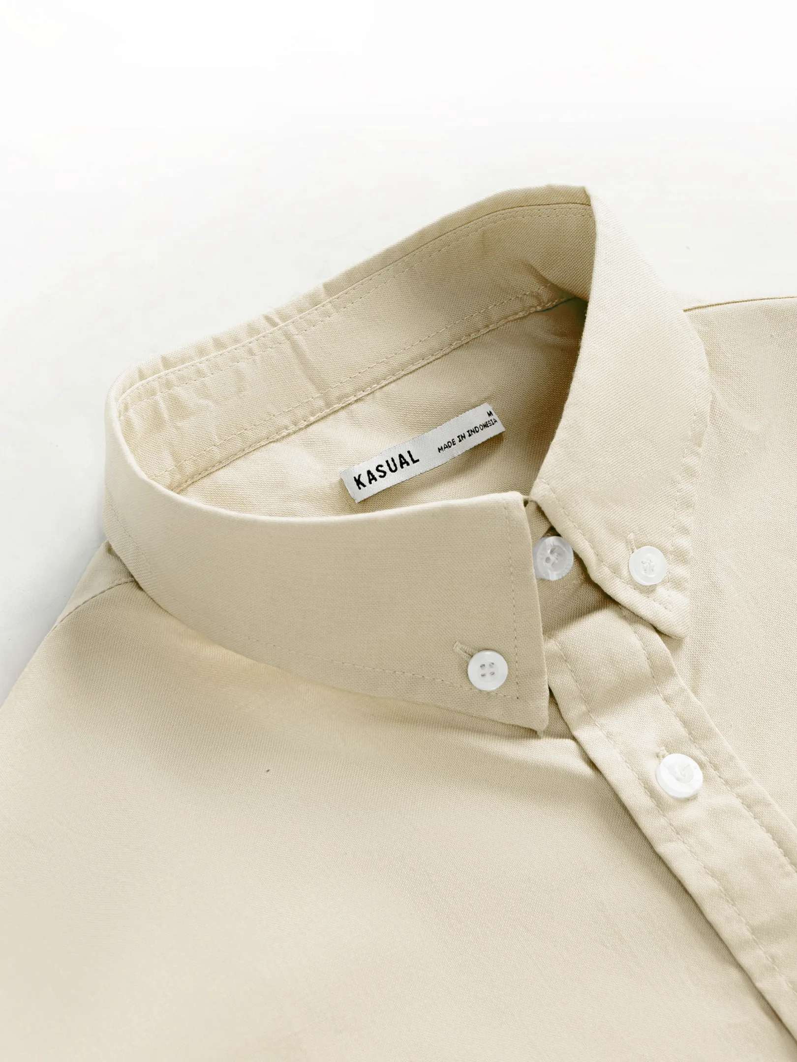 Basic Oxford Cream Shirt