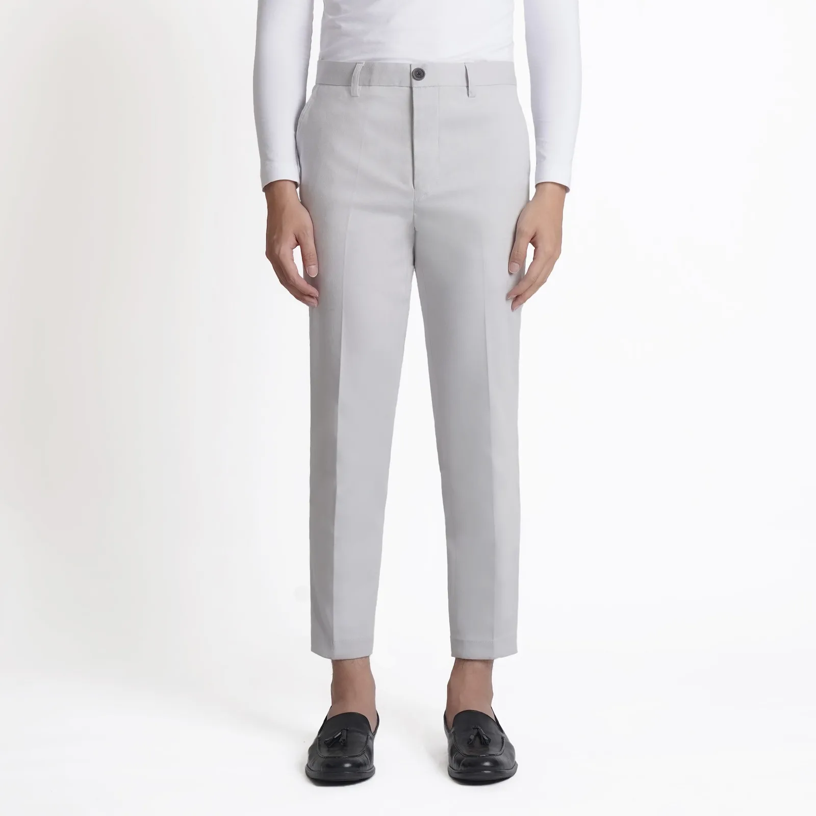 Silver Grey Ankle Fino