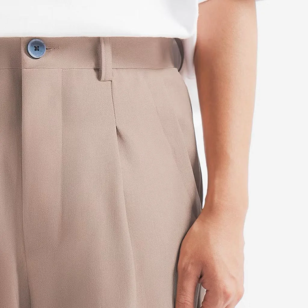 Khaki Prime Wide Pant