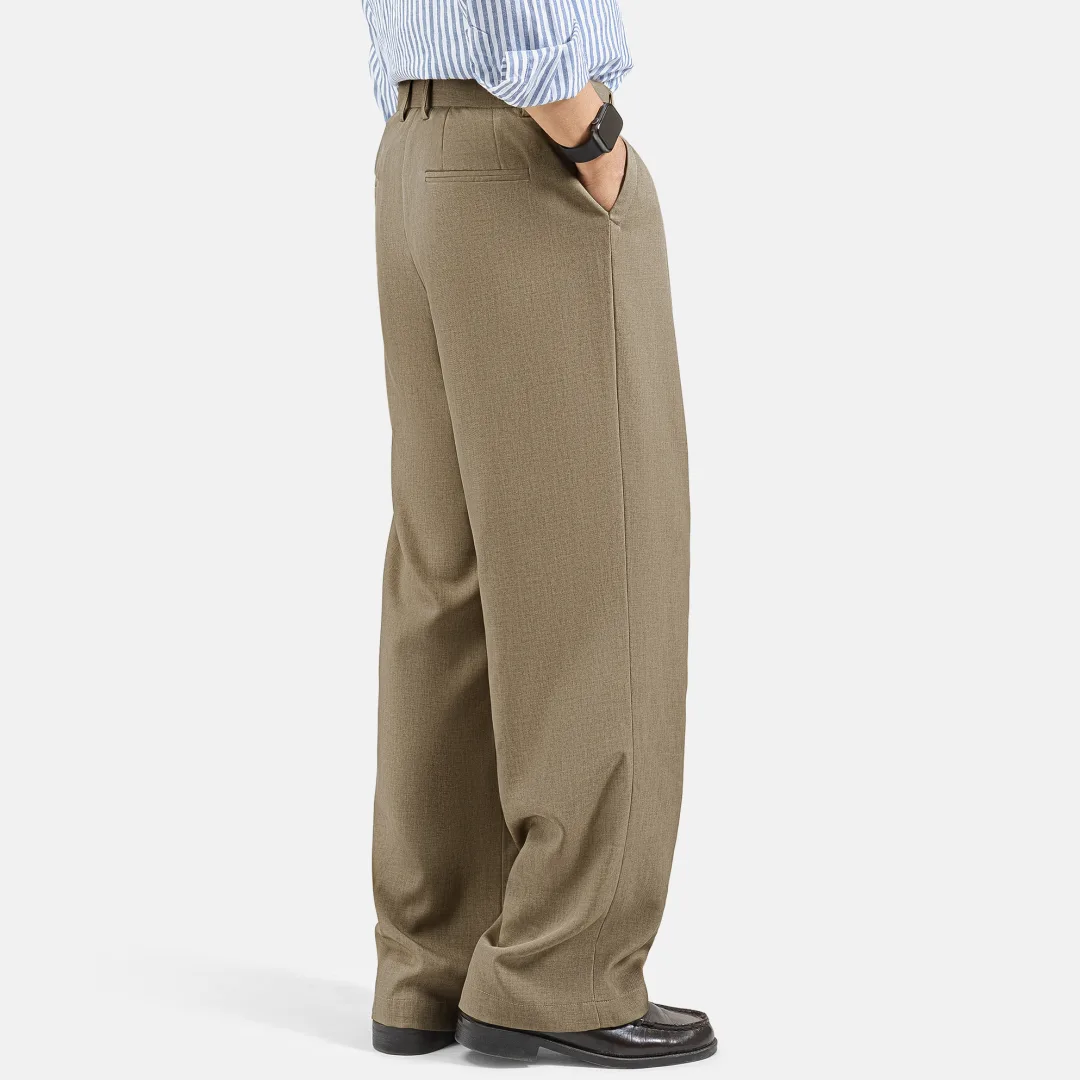 Celana Dark Cream Prime Wide Pant