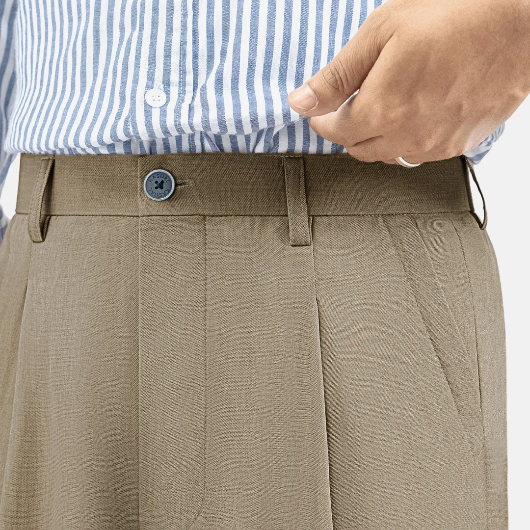 Celana Dark Cream Prime Wide Pant