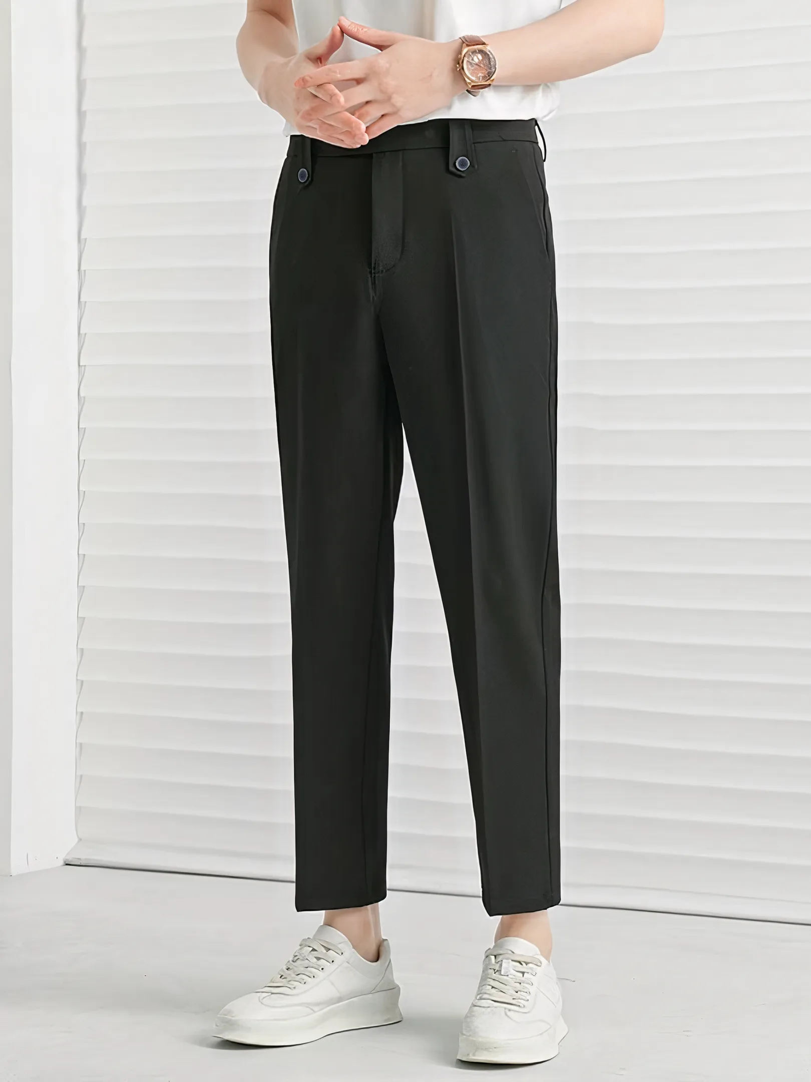 Black Executive Ankle Pant
