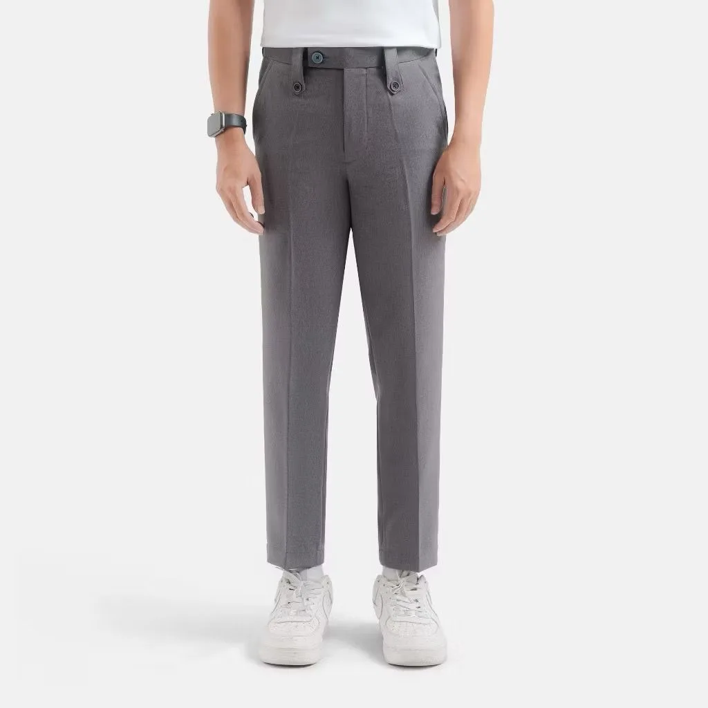 Grey Executive Ankle Pant