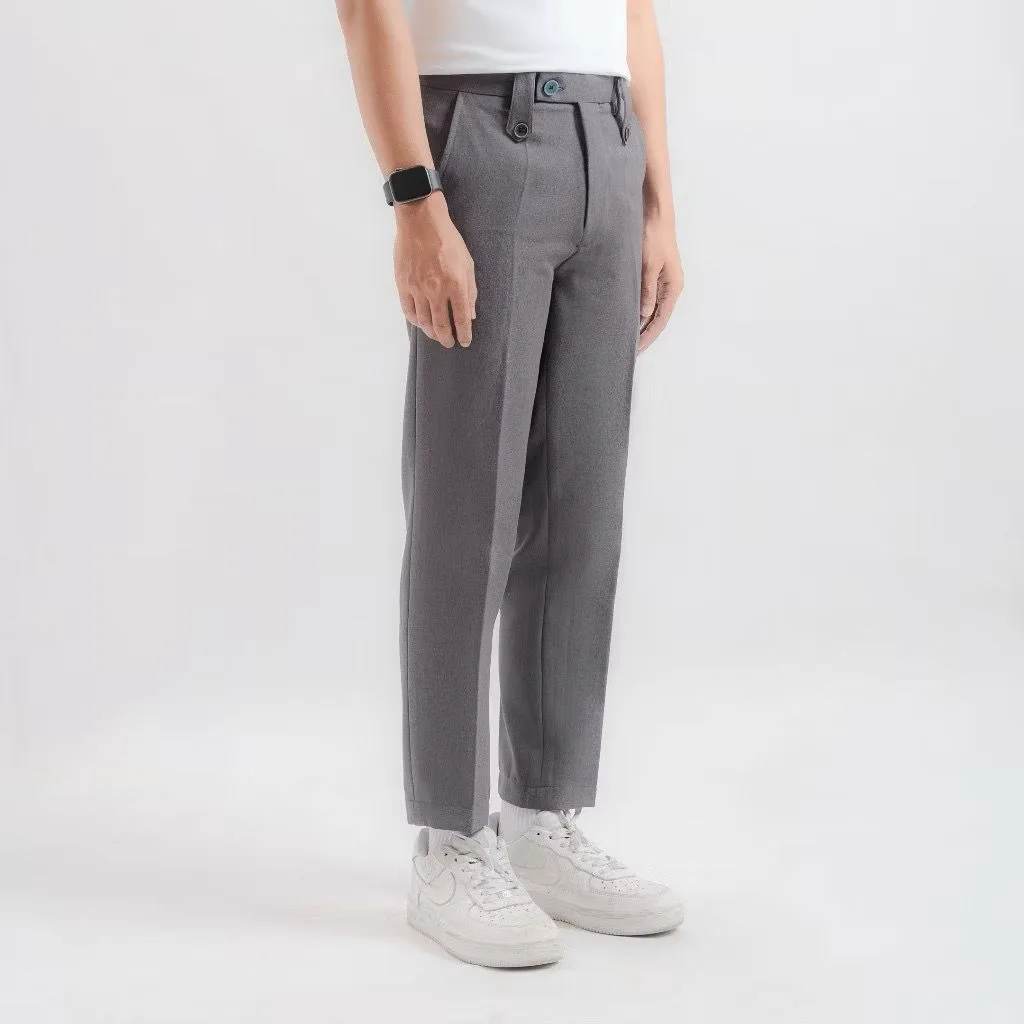 Grey Executive Ankle Pant