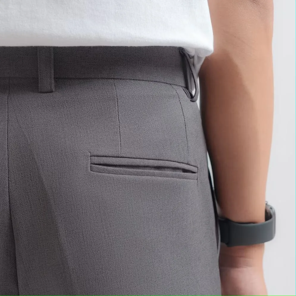 Celana Dark Grey Executive Ankle Pant