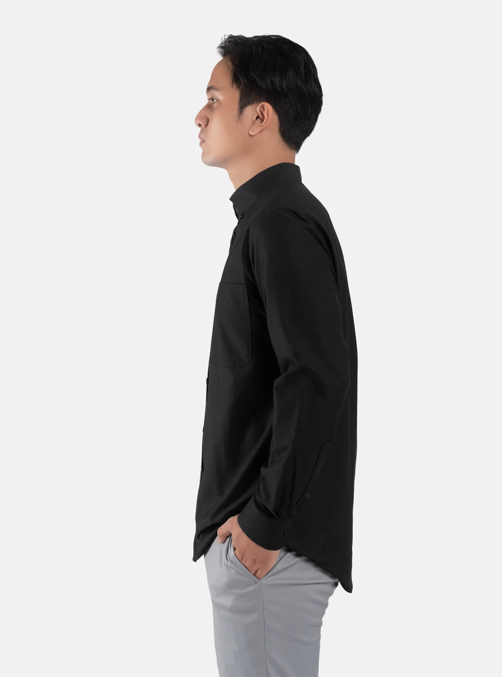Basic Oxford Black Shirt