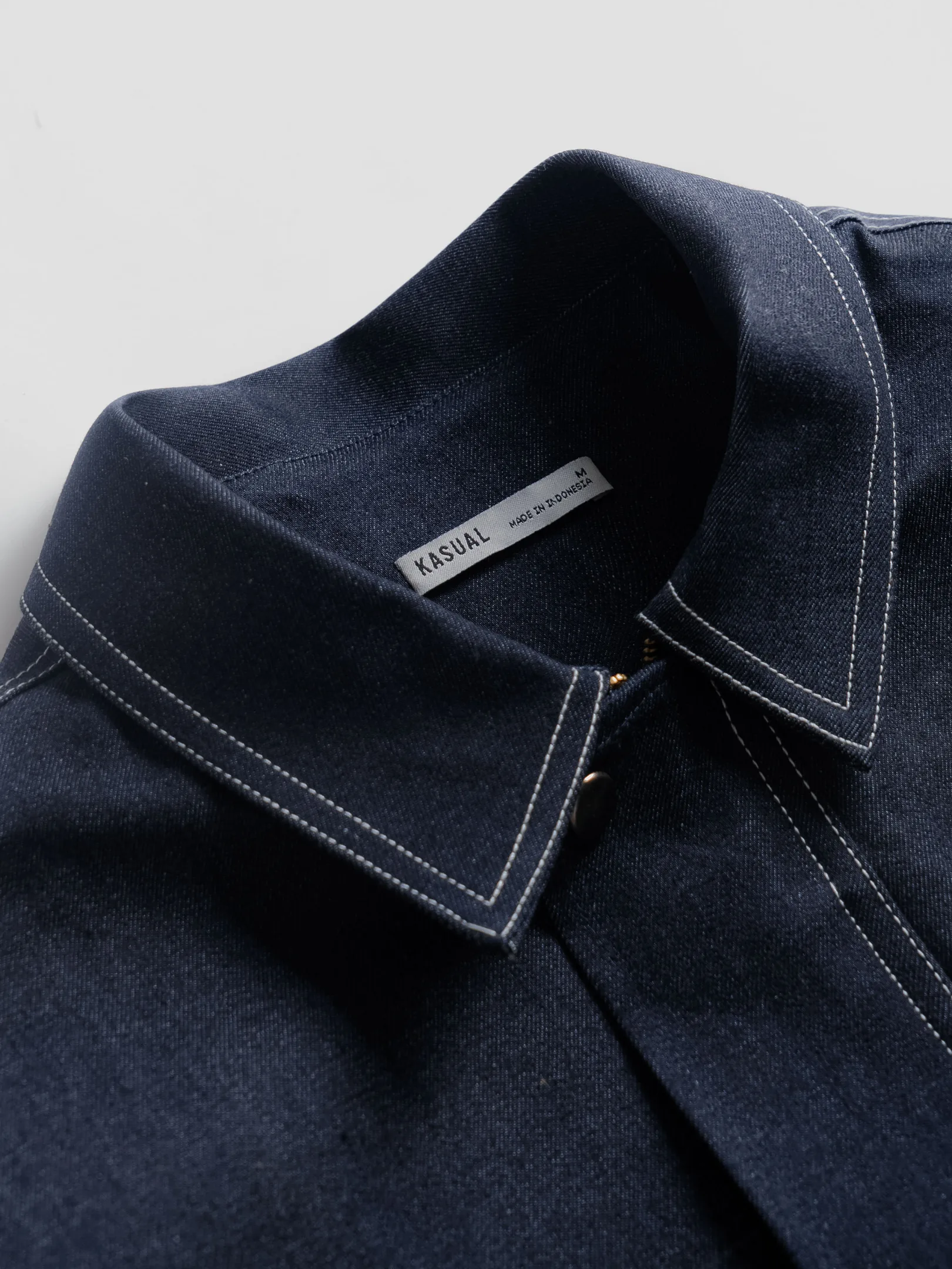 Navy Blue Work Denim Jacket