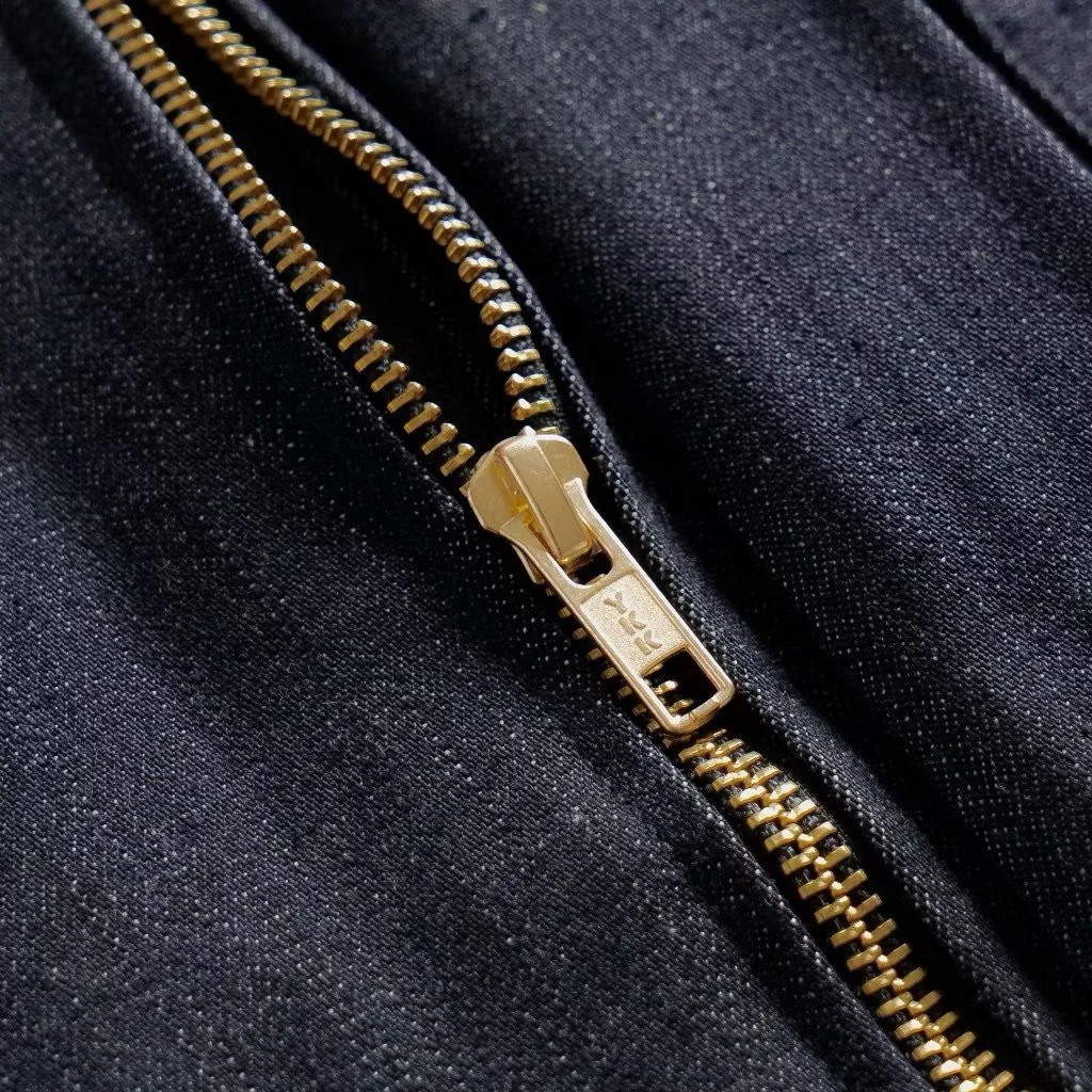 Dark Blue Slub Work Denim Jacket