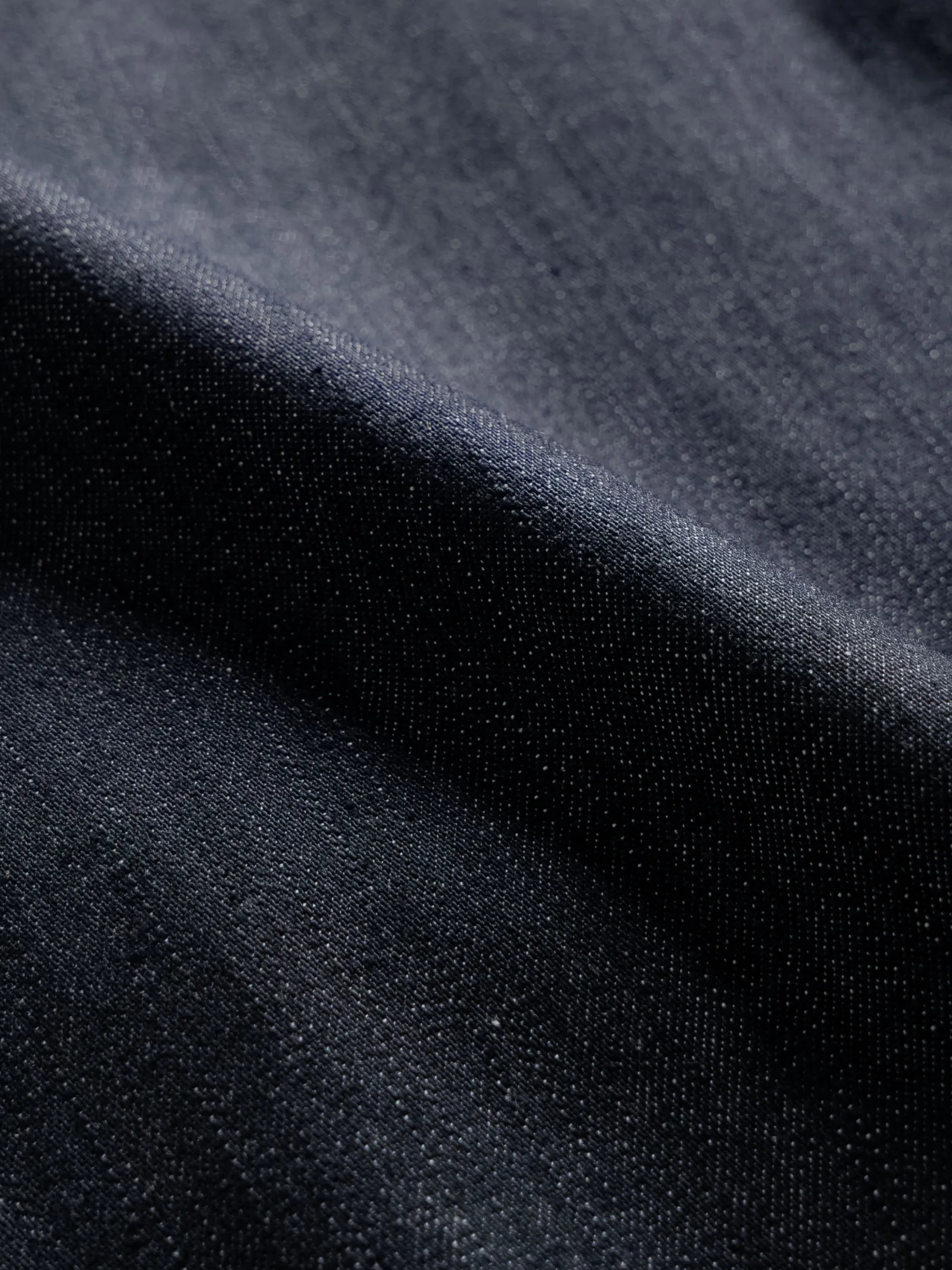 Dark Blue Slub Work Denim Jacket