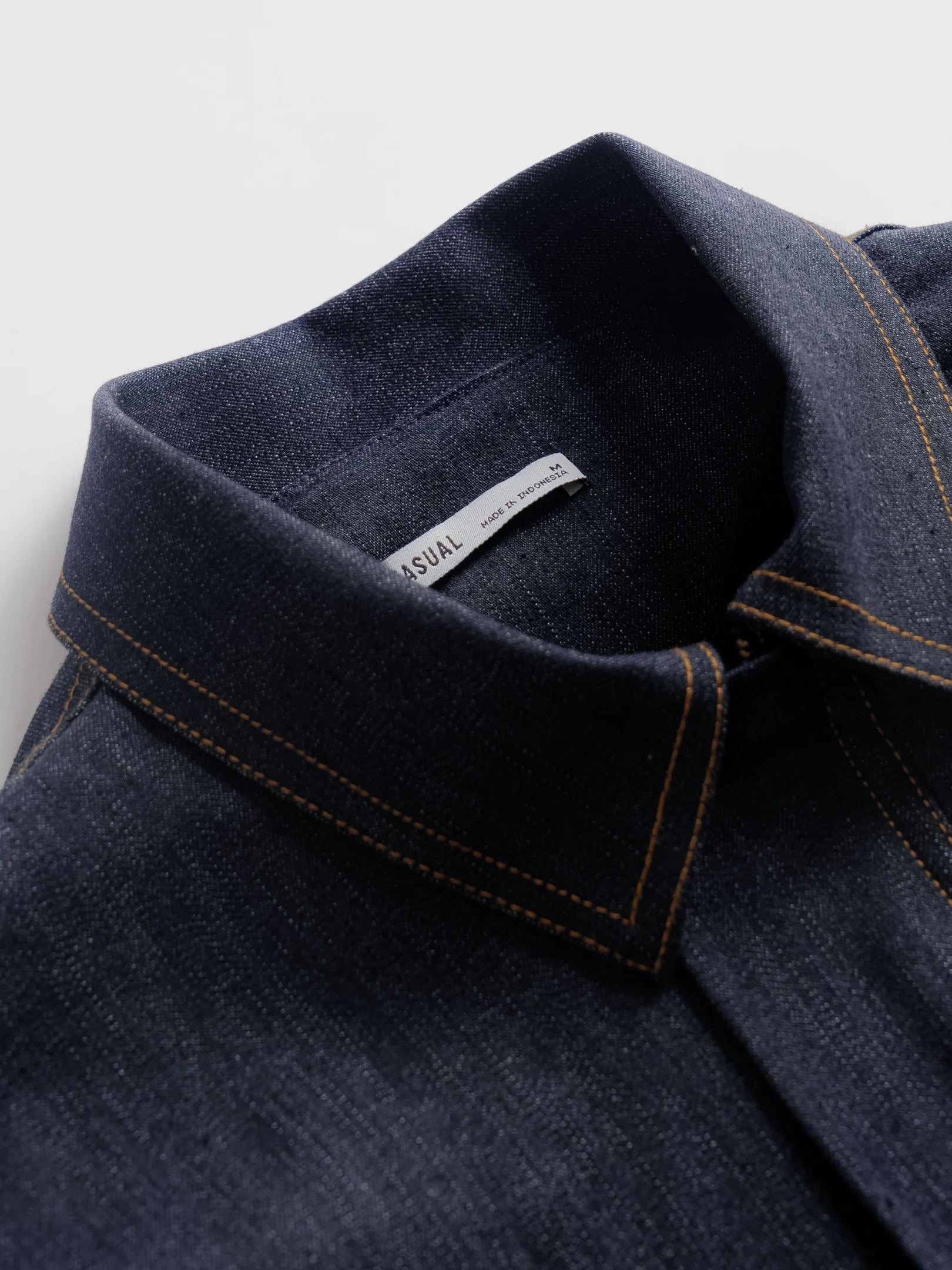 Dark Blue Slub Work Denim Jacket