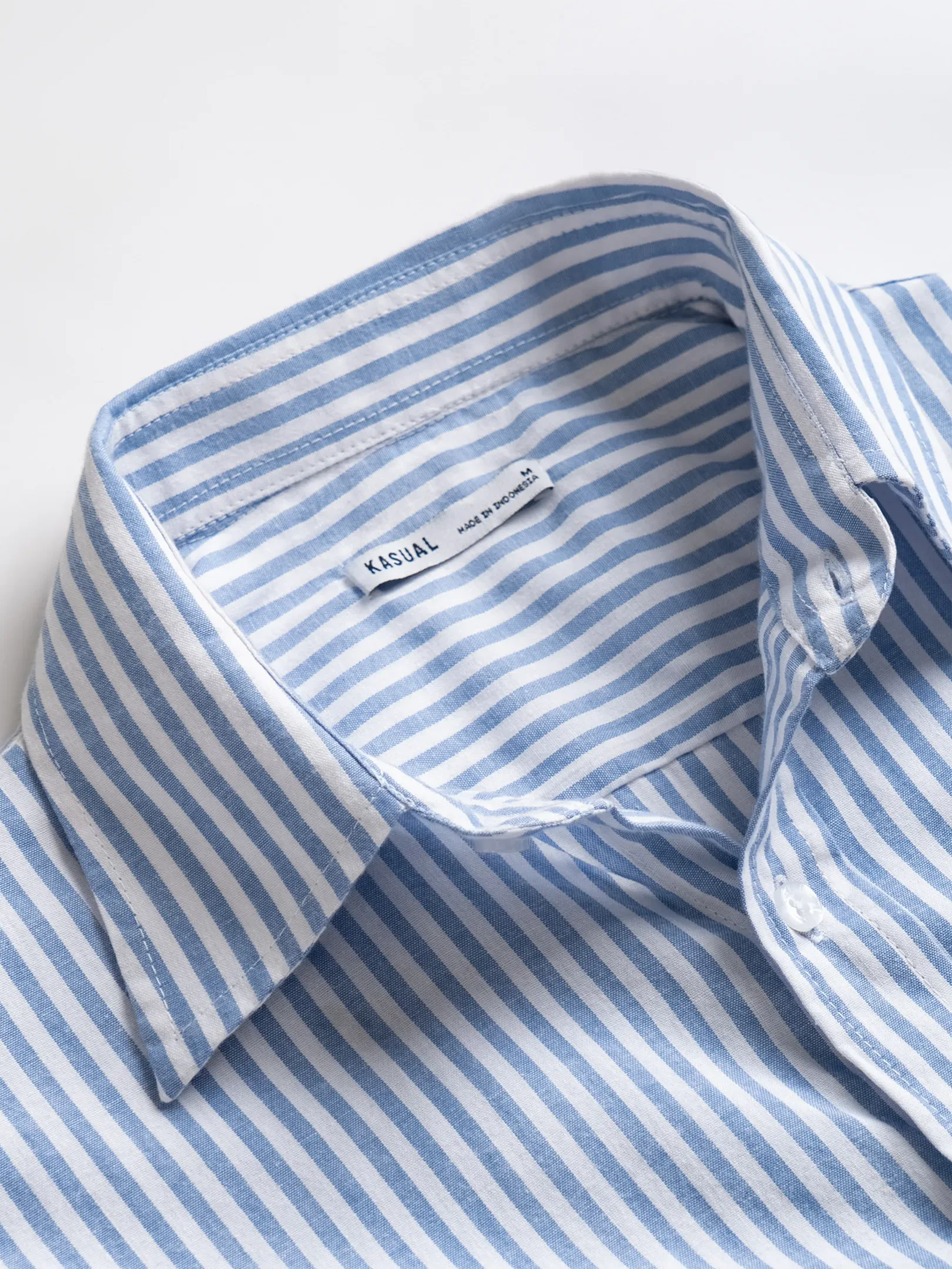Camden Stripe Shirt Blue
