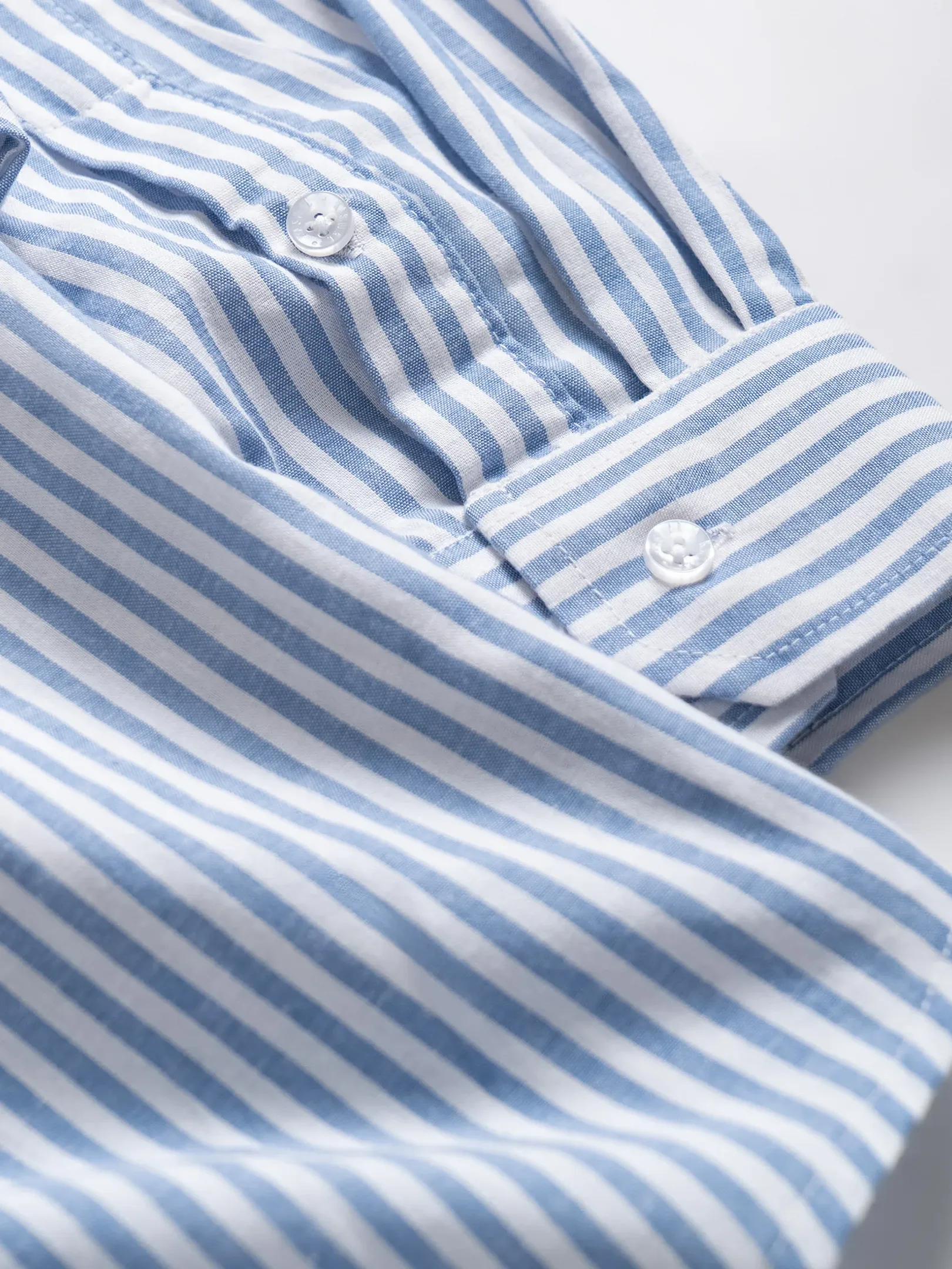 Camden Stripe Shirt Blue
