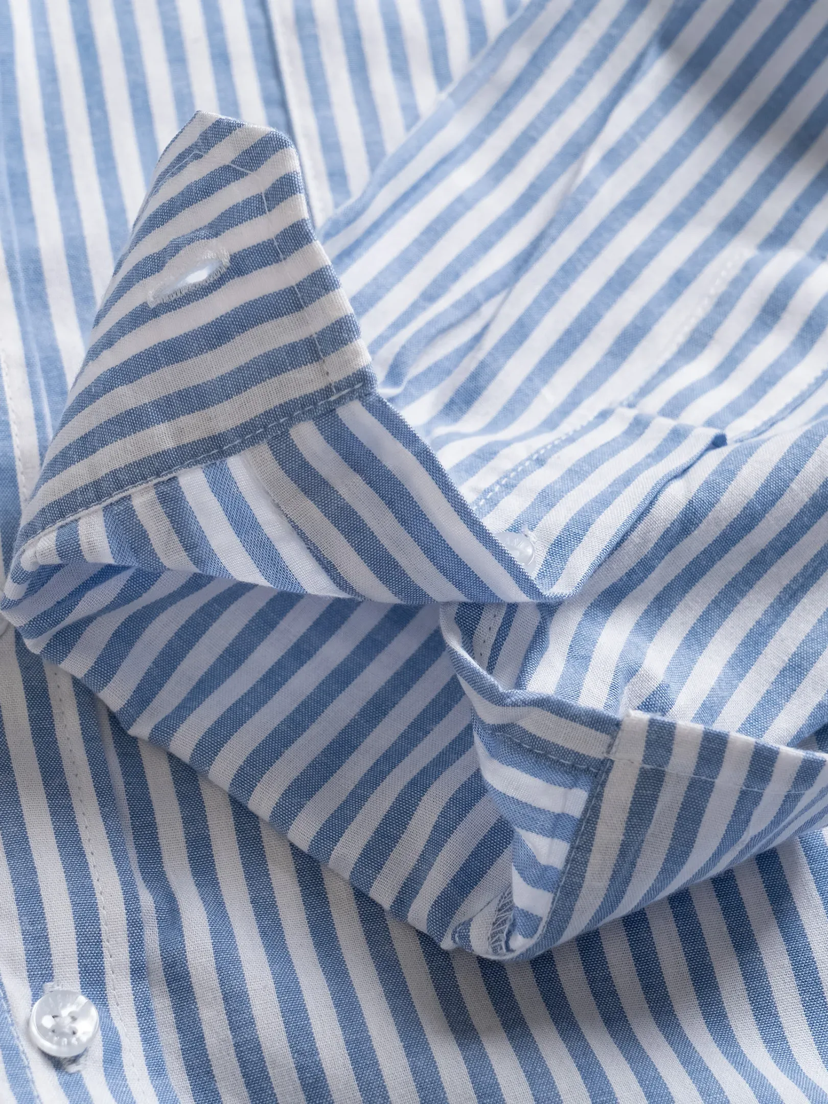 Camden Stripe Shirt Blue