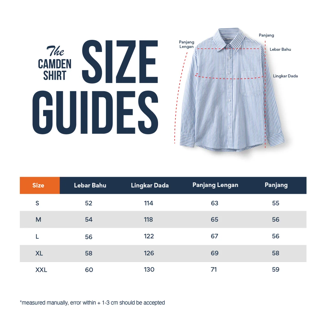 Camden Stripe Shirt Blue