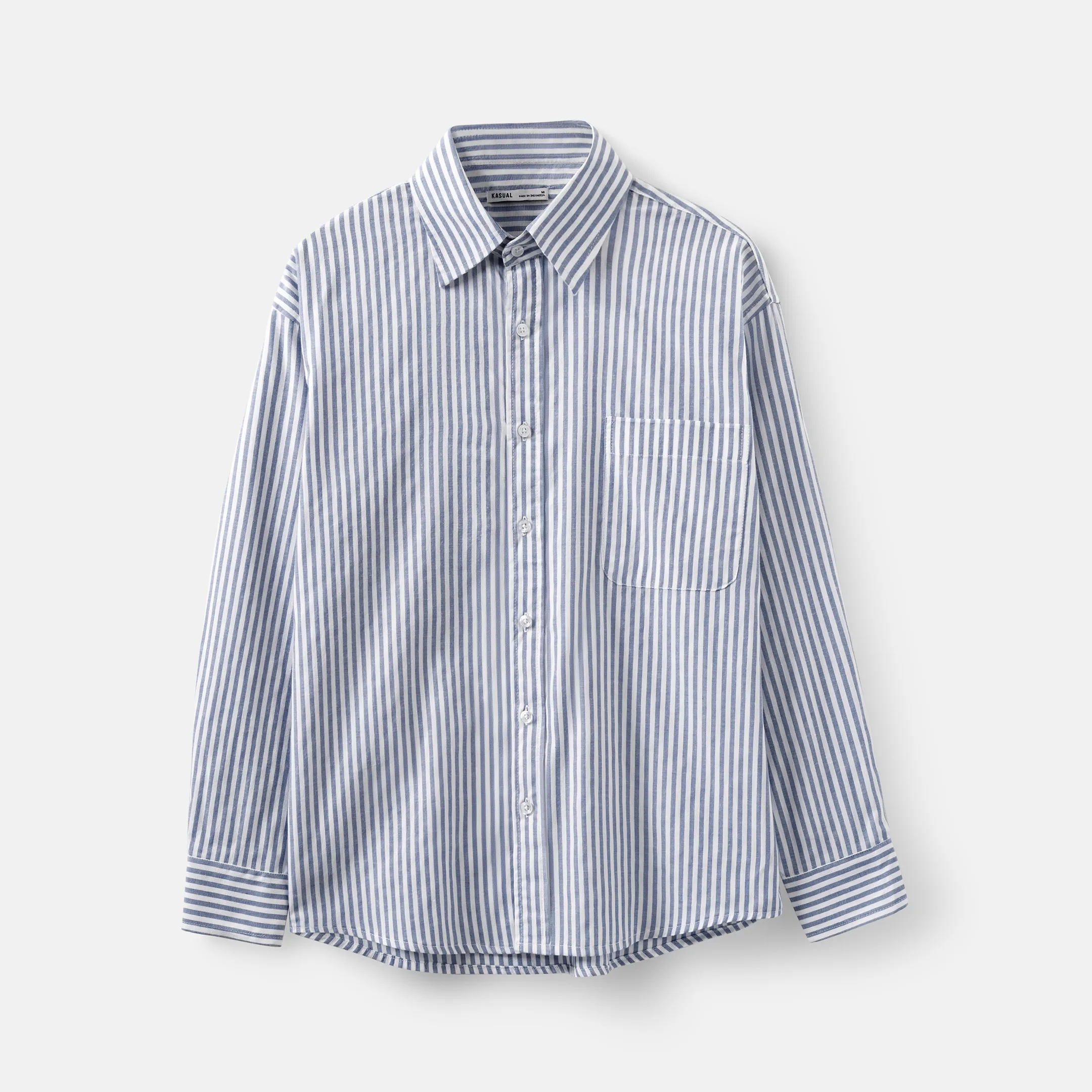 Camden Stripe Shirt Navy
