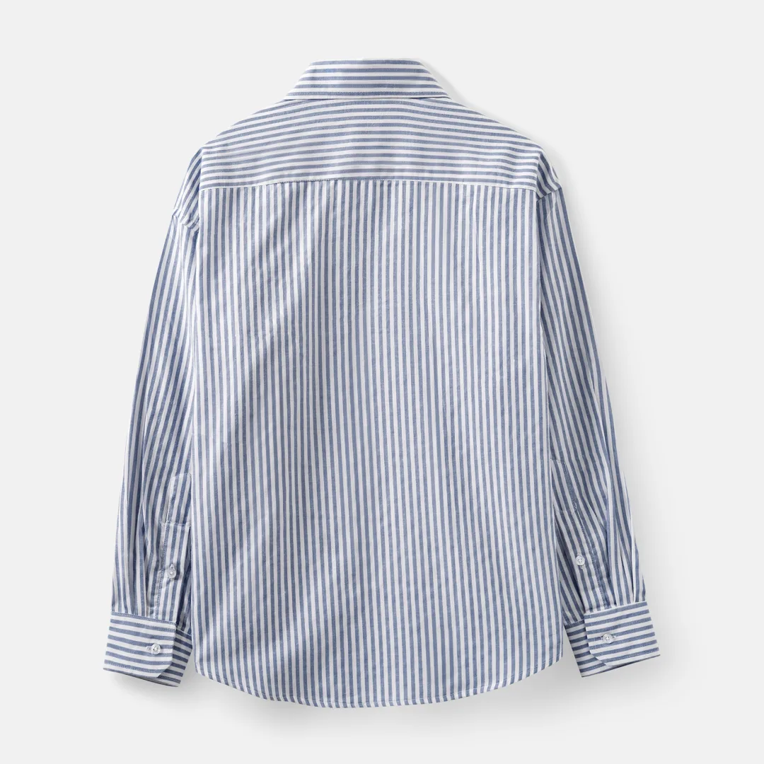 Camden Stripe Shirt Navy