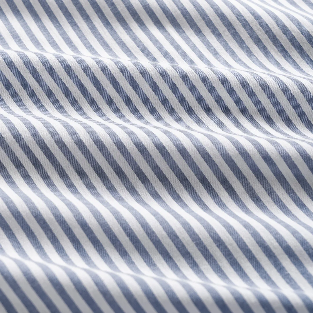 Camden Stripe Shirt Navy