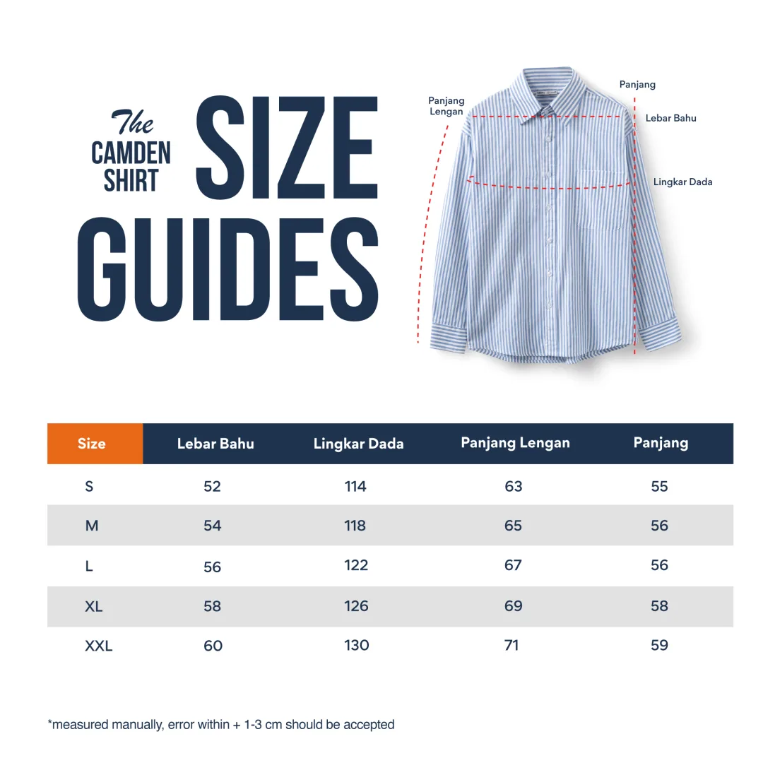 Camden Stripe Shirt Navy