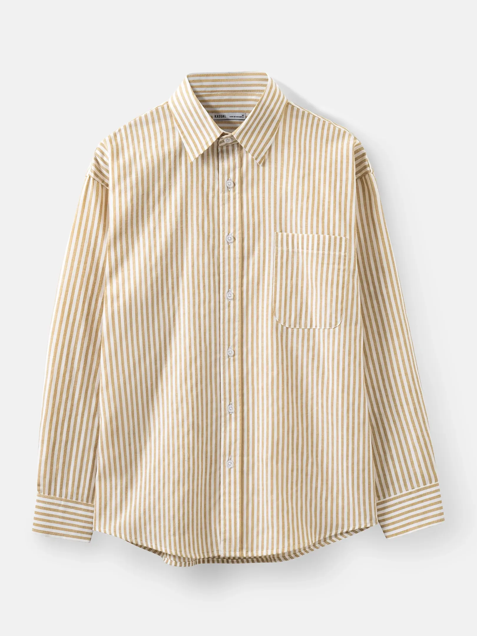 Camden Stripe Shirt Cream