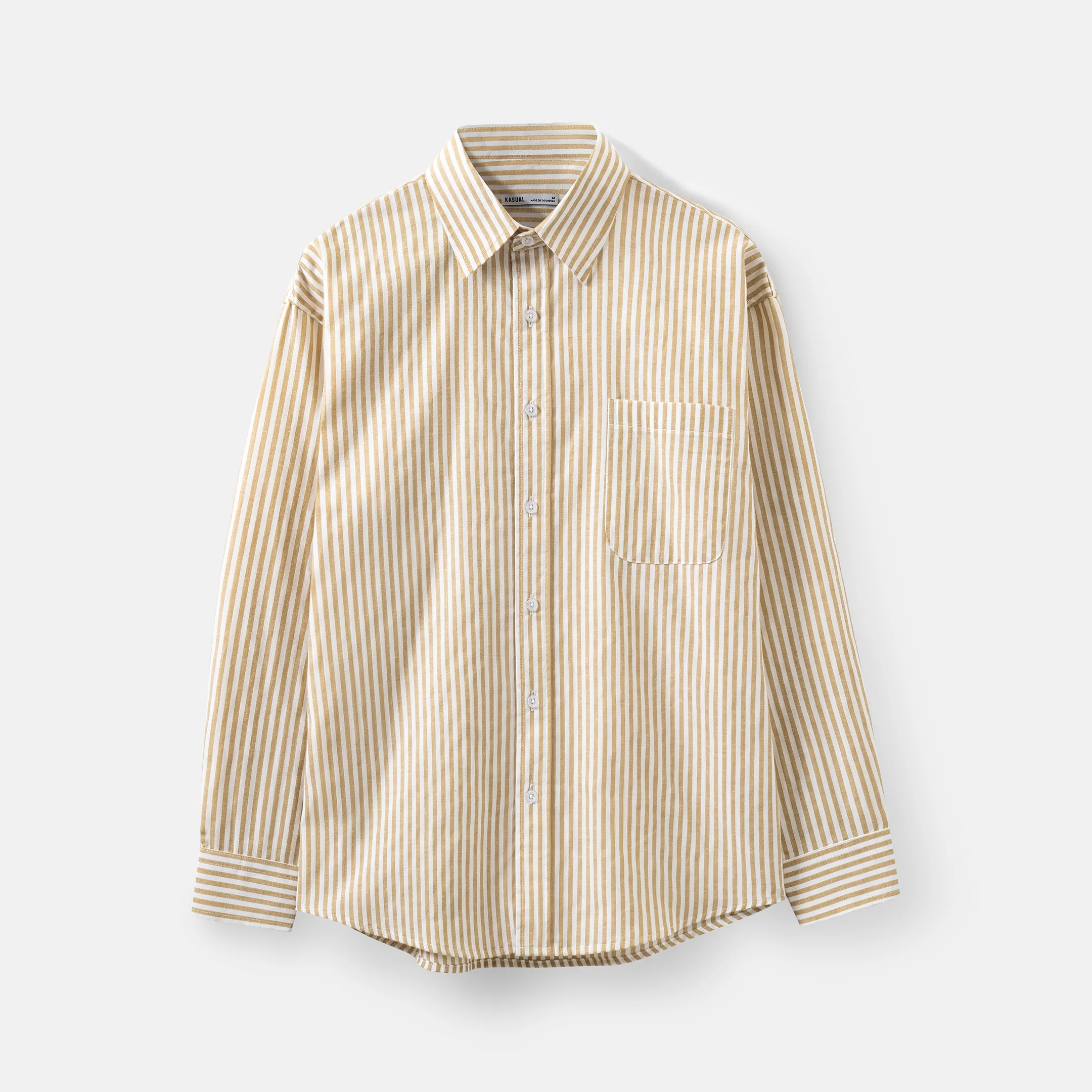 Camden Stripe Shirt Cream