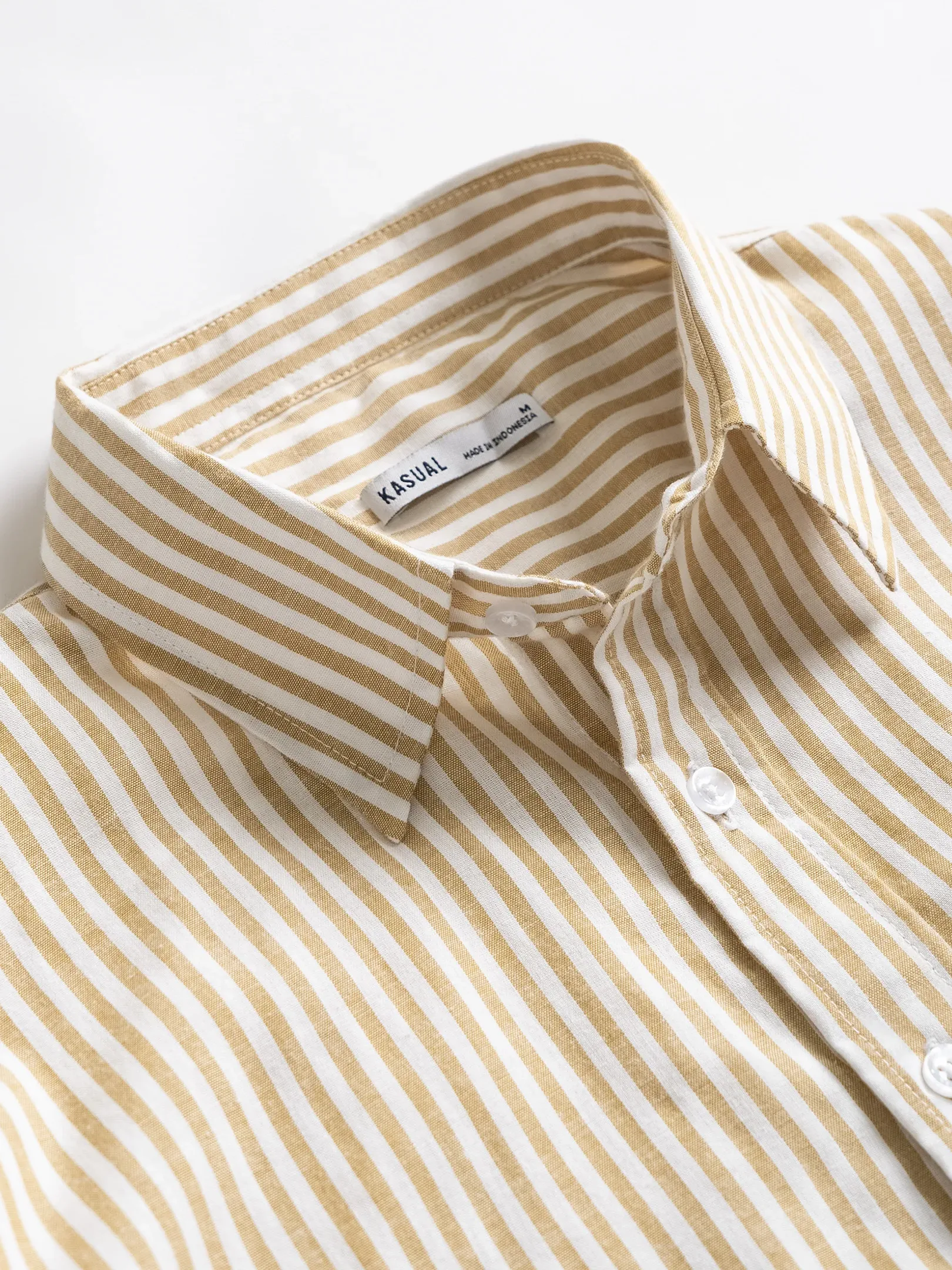 Camden Stripe Shirt Cream