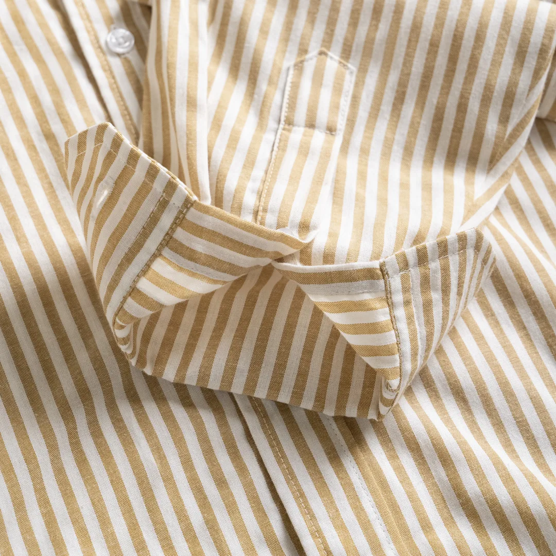 Camden Stripe Shirt Cream