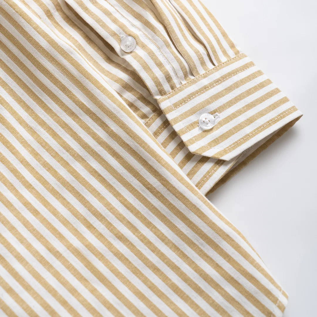 Camden Stripe Shirt Cream