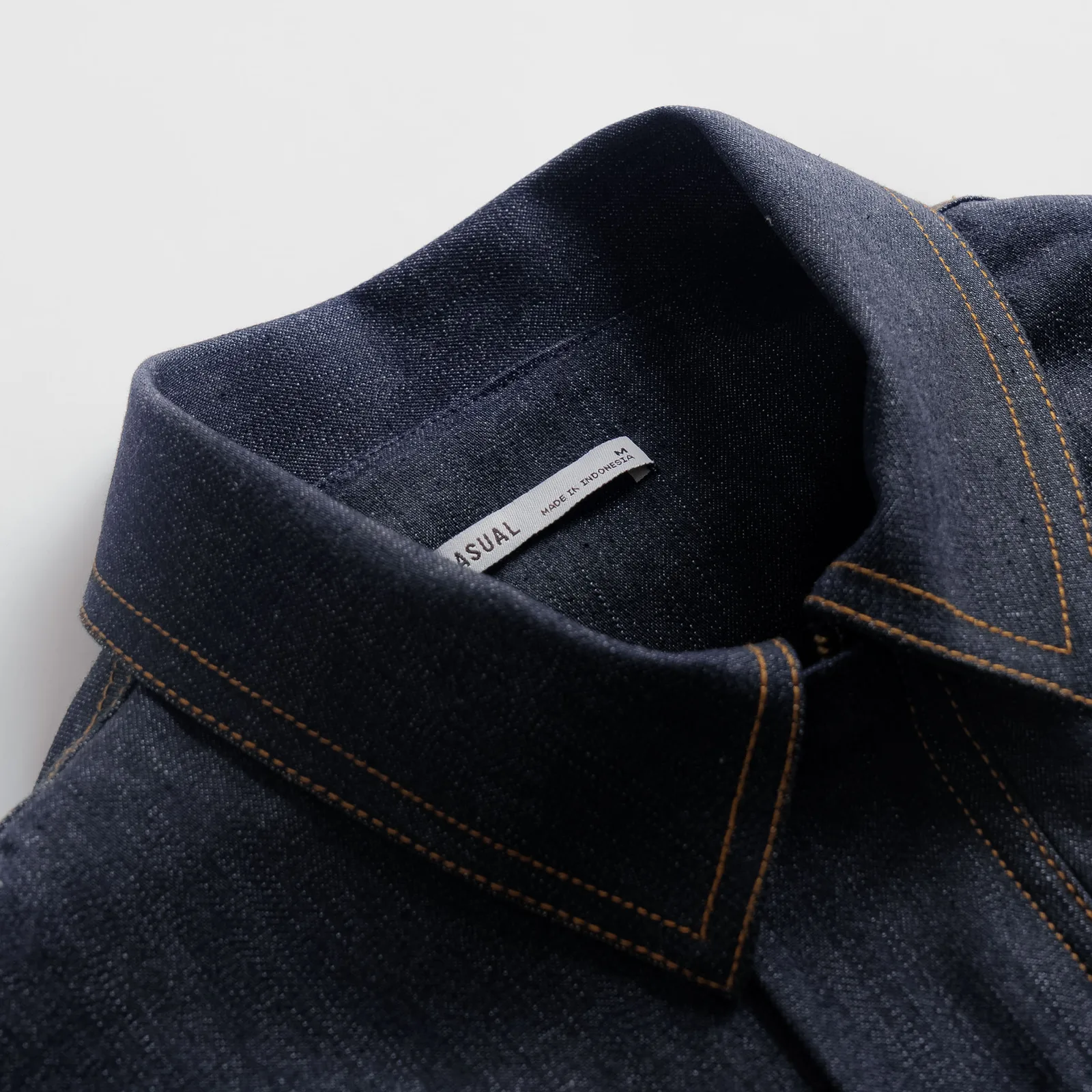 Dark Blue Slub Work Denim Jacket