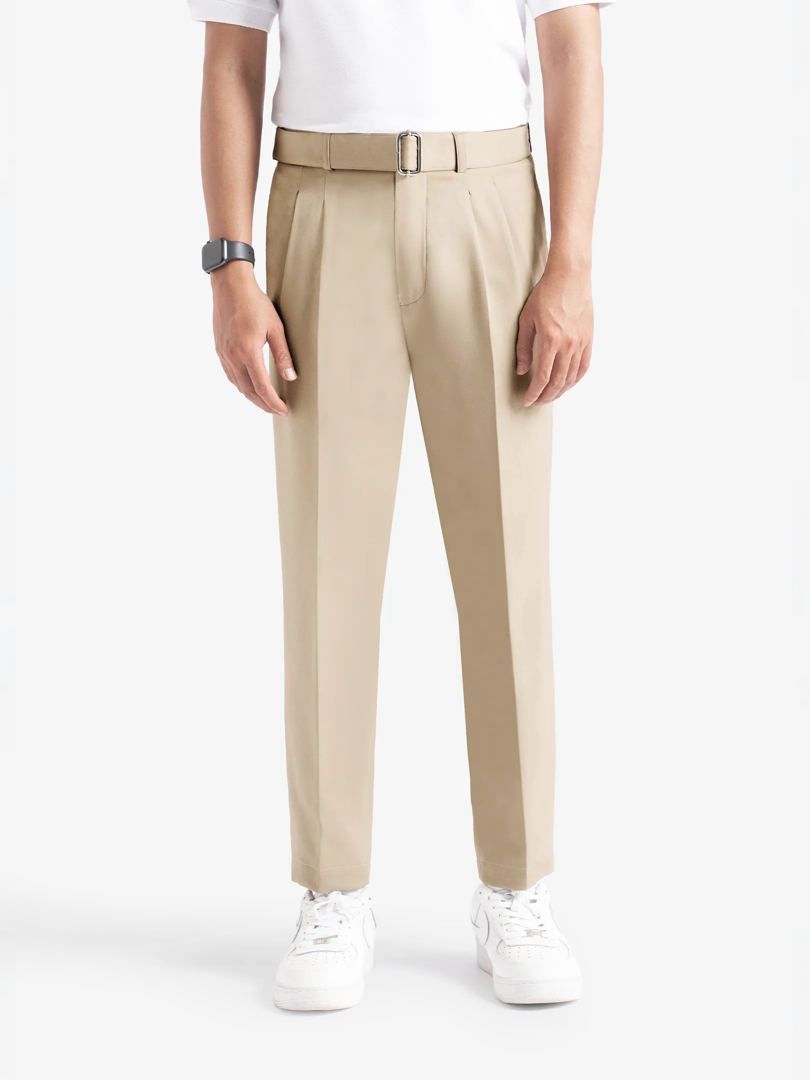 Cream Elite Ankle Pant