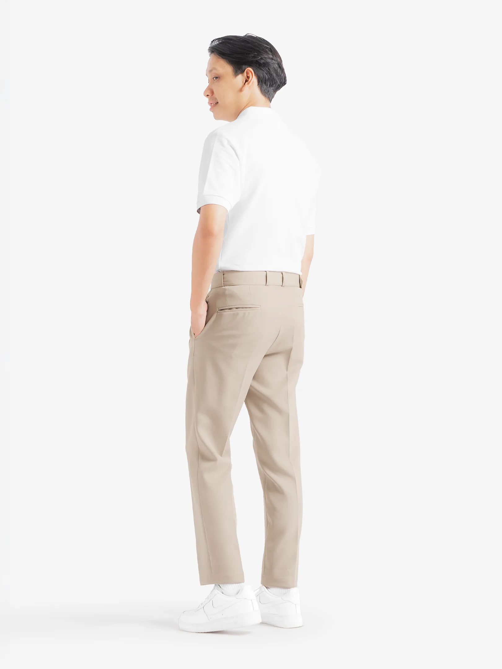 Cream Elite Ankle Pant