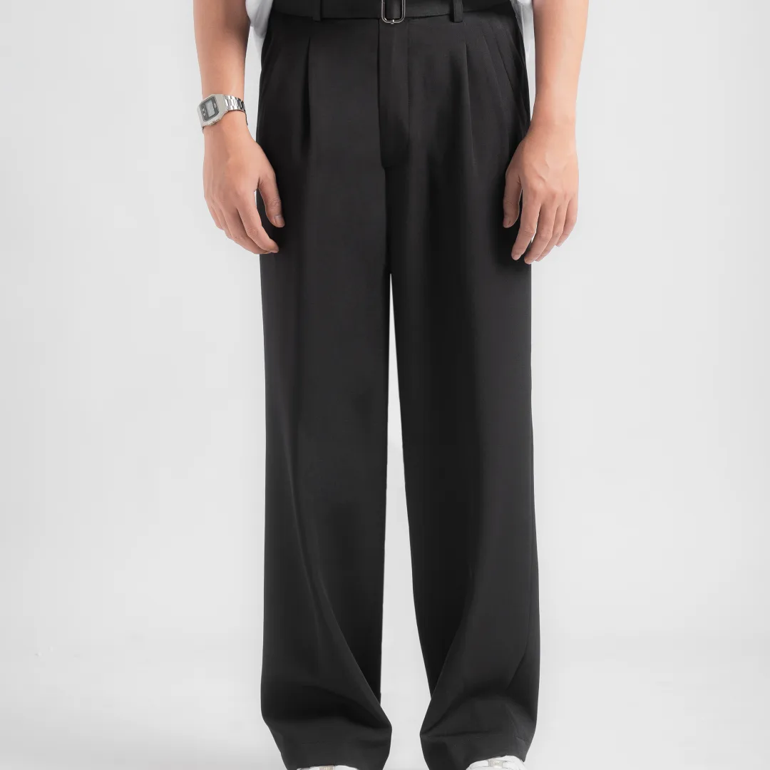 Black Elite Wide Pant