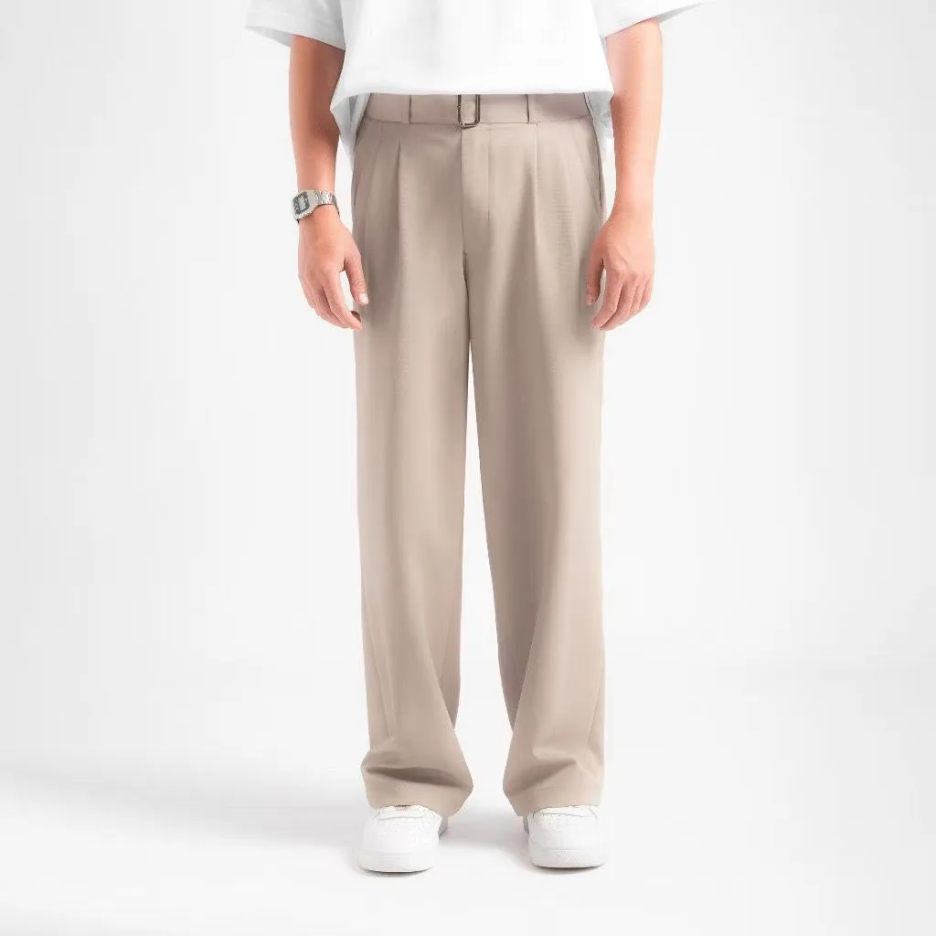 Cream Elite Wide Pant