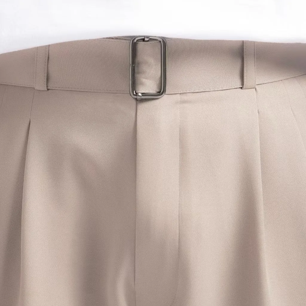 Cream Elite Wide Pant