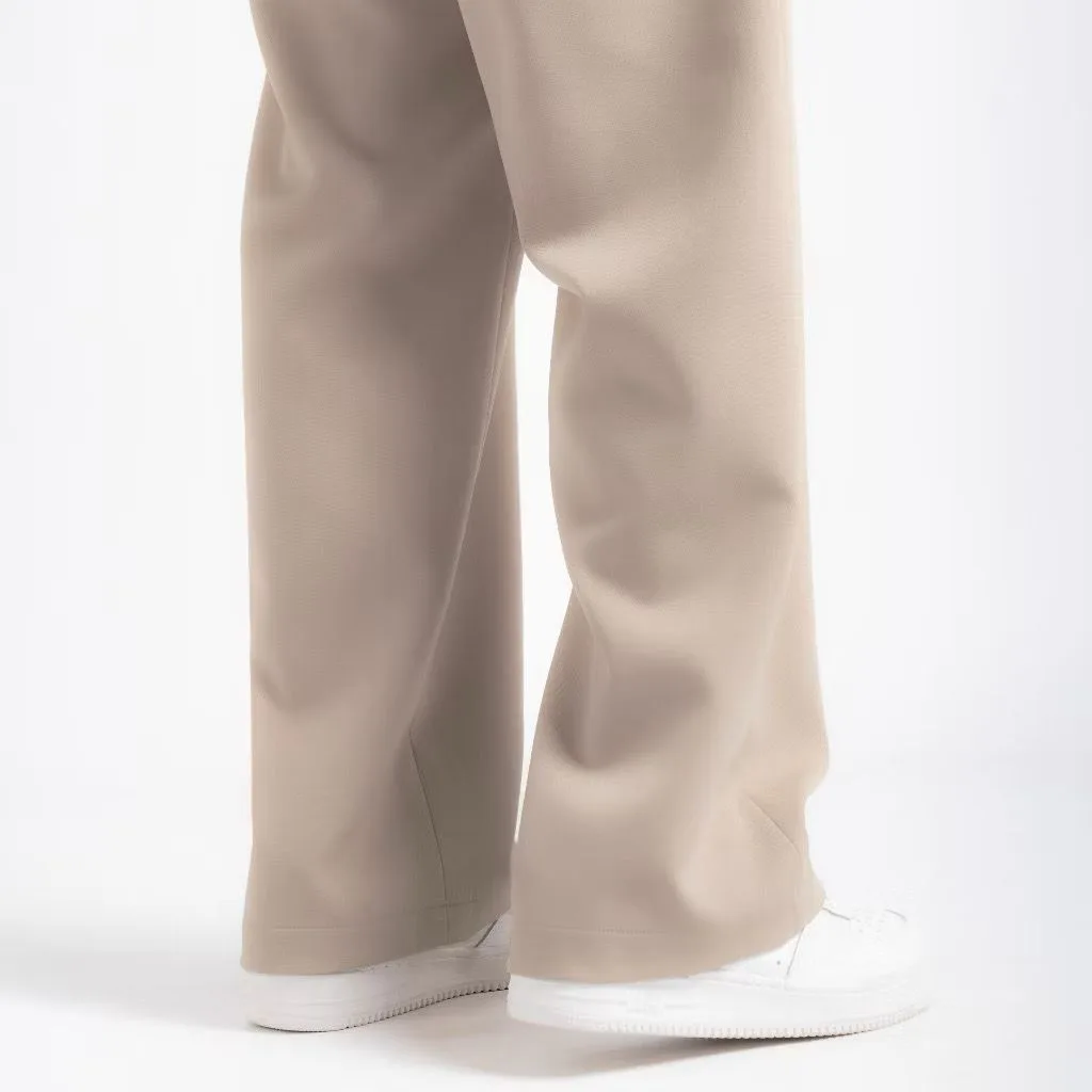 Cream Elite Wide Pant