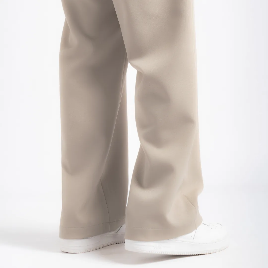 Cream Elite Wide Pant