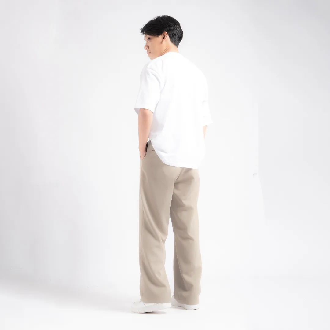Cream Elite Wide Pant