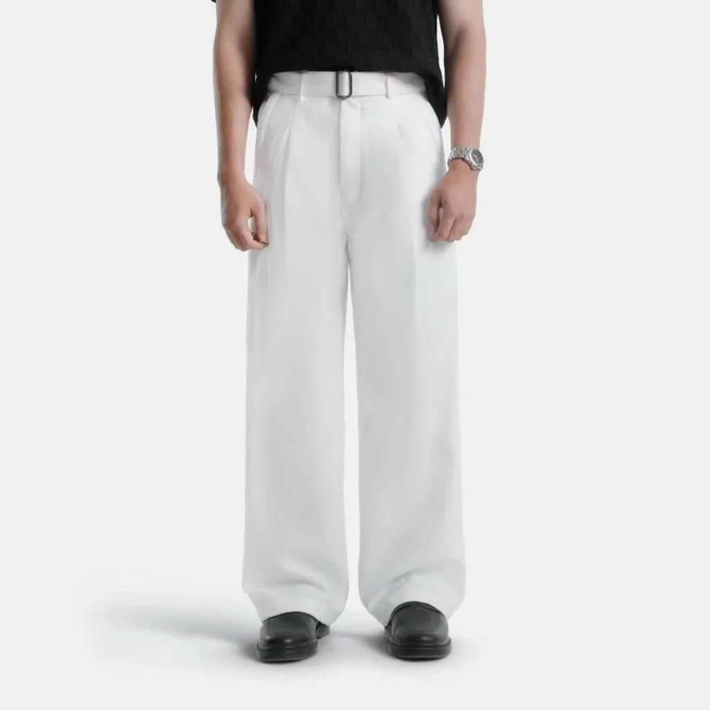 White Elite Wide Pant